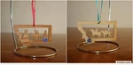 Lot 2X Wood Christmas Ornaments Horse Scene Scroll Saw Made In Montana Rustic. Fixed Price $15.00.
