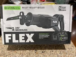 Flex 24V Variable Speed Reciprocating Saw Kit W/battery,charger & Bag FX2271-1CP. Fixed Price $229.92.