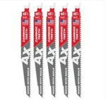 Milwaukee 48-00-5526 Torch Sawzall Blades 5PK. Fixed Price $39.00.