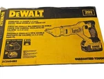 Dewalt Cordless 14 Gauge Swivel Head Double Cut Shear Kit 20V DCS494M2. Fixed Price $439.99.