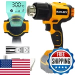 Rayleey Cordless Heat Gun For Dewalt 20V Battery 122-1022 Hot Air Digital. Fixed Price $75.22.