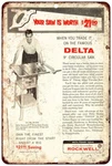 Delta Power Tools Rockwell Circular Saw Reproduction Metal Sign 8 X 12. Fixed Price $24.95.